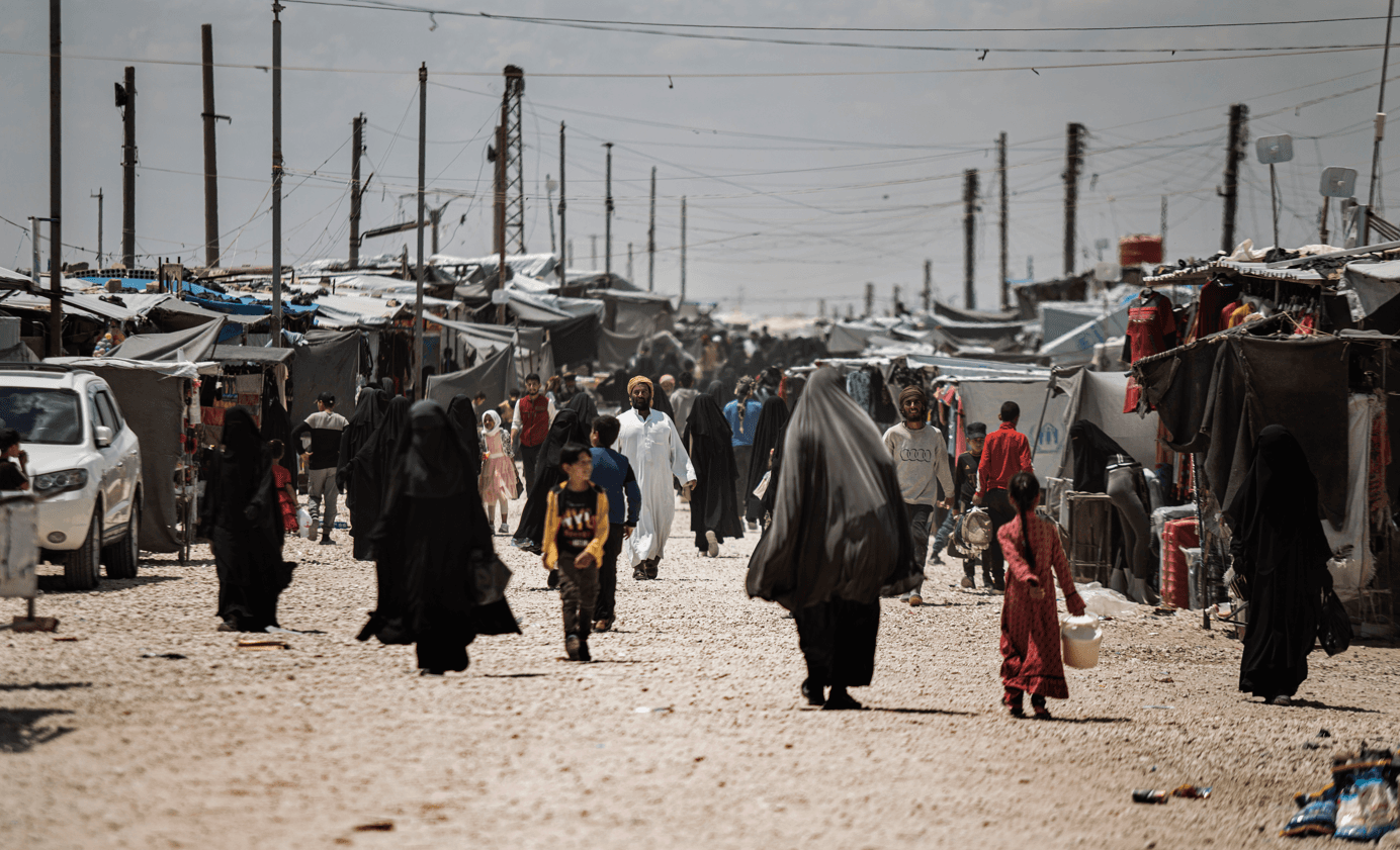 إفشال محاولة هروب جماعي لعائلات "داعش" من مخيم الهول