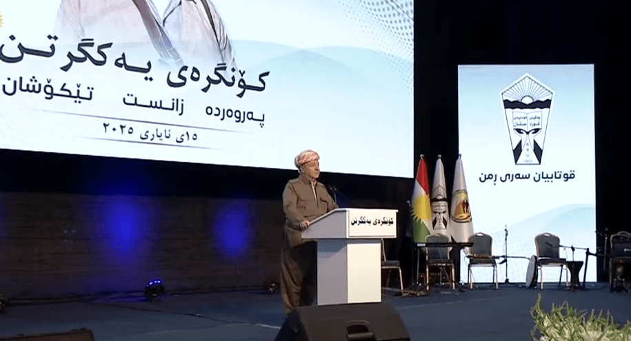 الكلمة الكاملة للرئيس مسعود بارزاني خلال مؤتمر توحيد اتحادي طلبة وشبيبة كوردستان
