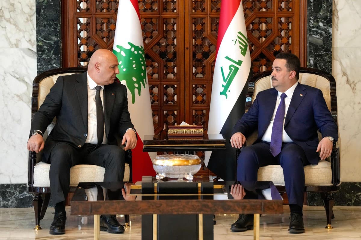 الرئيس اللبناني يبحث اتفاقيات النفط في بغداد