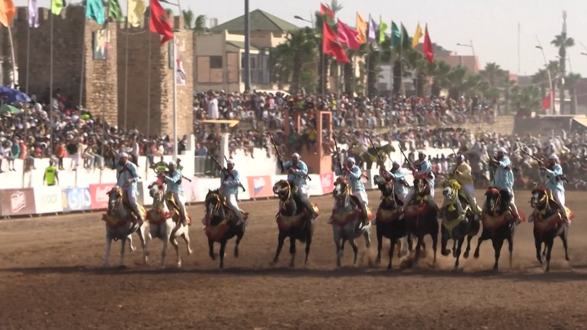 مهرجان التبوريدة المغربي.. روح الفروسية بمشاركة نسائية