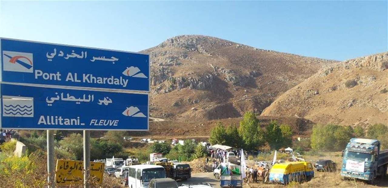 الجيش الإسرائيلي يقصف جسر الخردلي الذي يربط قرى مرجعيون بقرى النبطية جنوبي لبنان