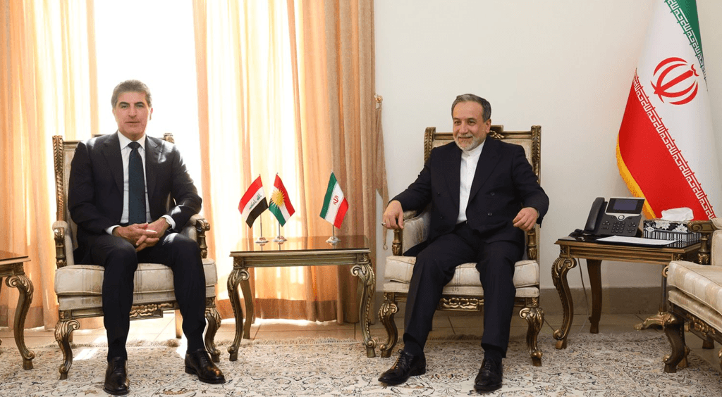 نيجيرفان بارزاني ووزير الخارجية الإيراني يبحثان تطورات الأوضاع الإقليمية