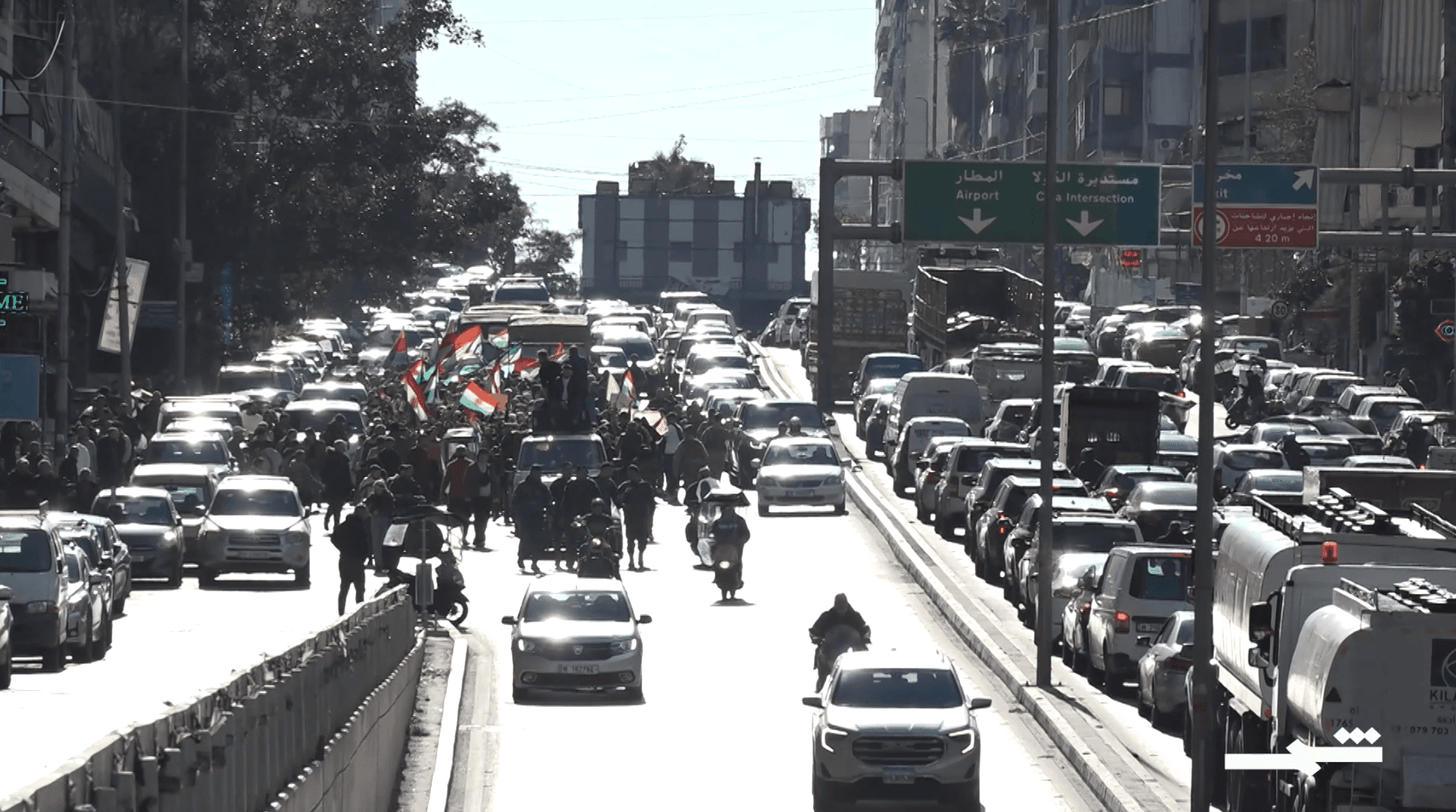 احتِجاج كوردي في بيروت تندد بالهجمات على المناطق الكوردية في سوريا