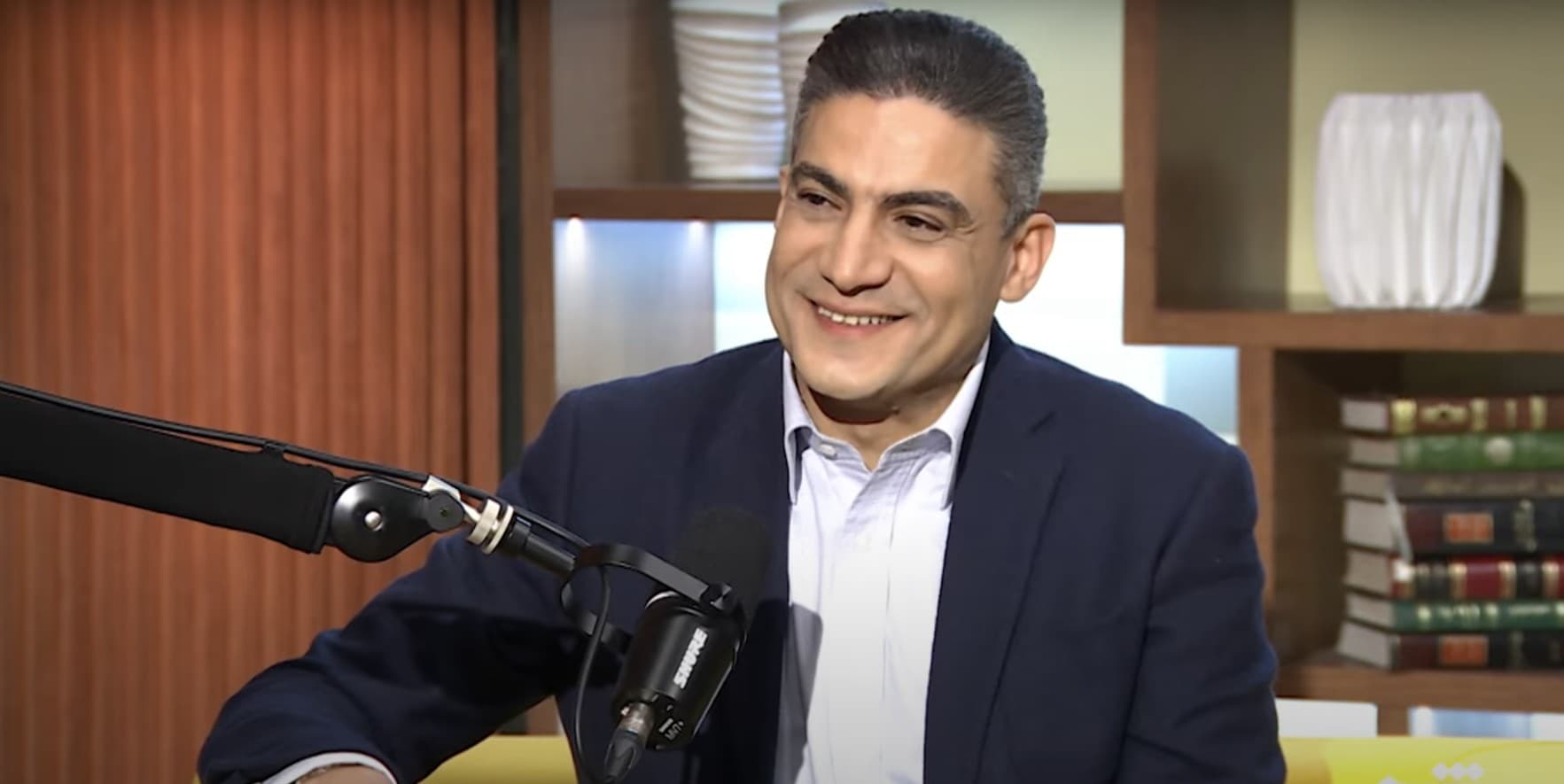 بودكاست شمس | المذيع أيمن ابراهيم في حوار مع طوني منصور