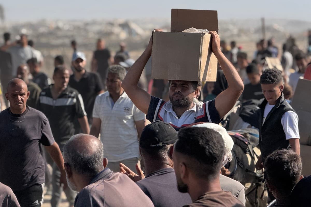 الأمم المتحدة: مشاهد اندفاع الفلسطينيين للمساعدات "مؤلمة"