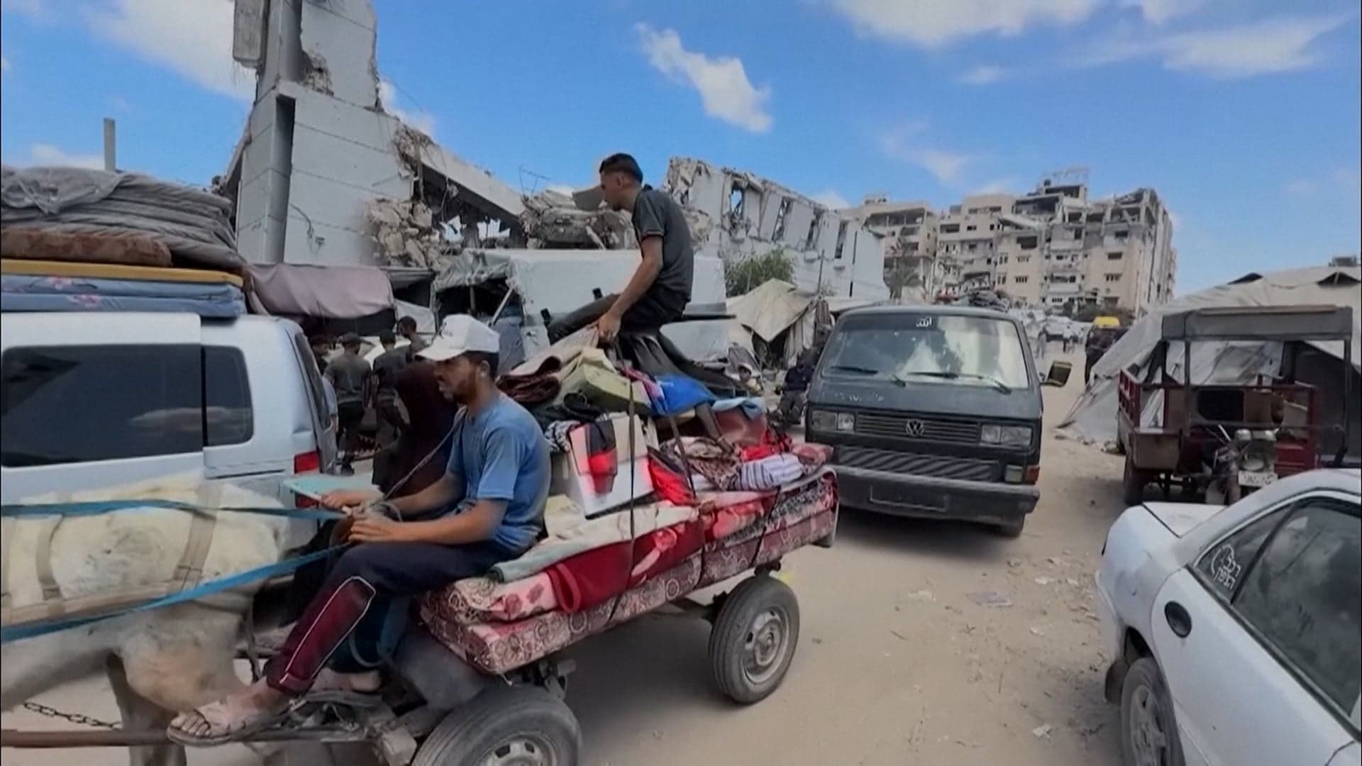 نزوح جماعي في غزة بعد إعلان إسرائيل خطة النقل إلى الجنوب
