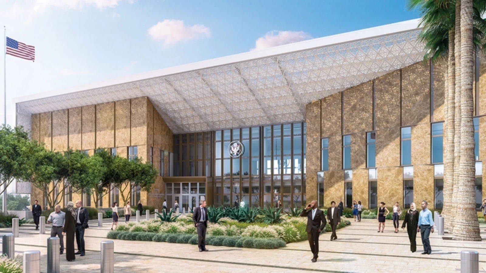 افتتاح أكبر قنصلية أميركية اليوم في أربيل