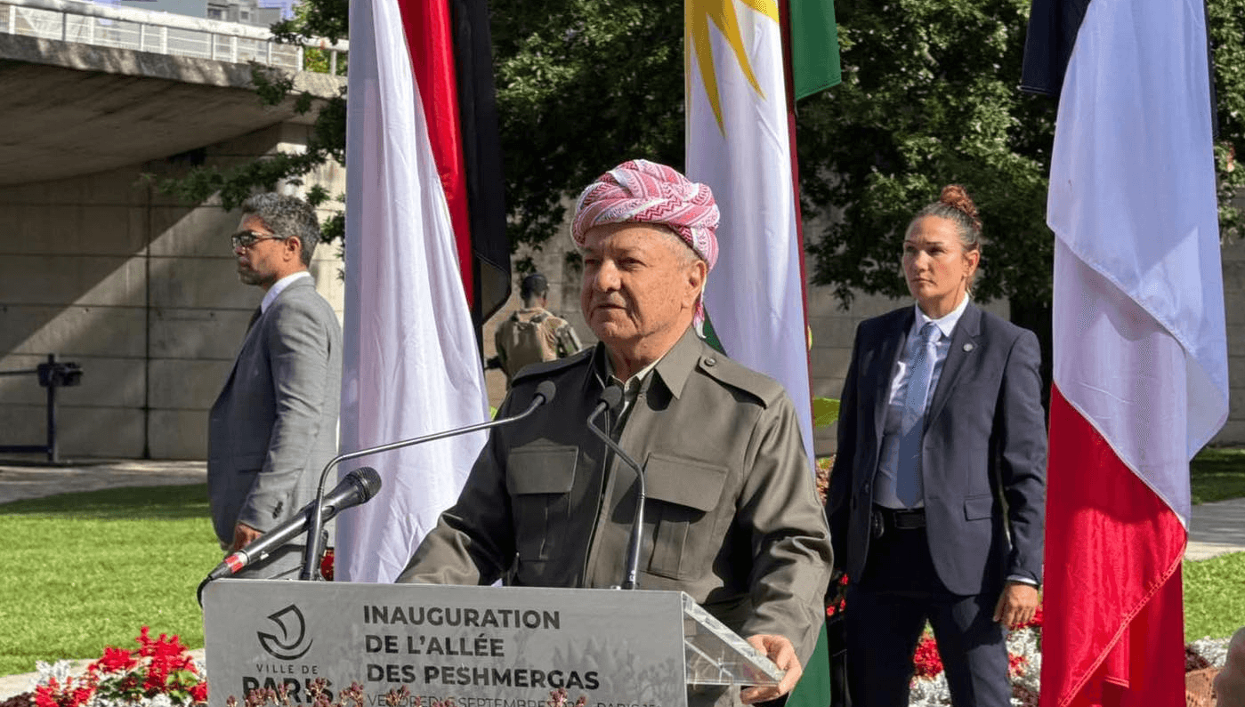 كلمة الرئيس مسعود بارزاني بمناسبة افتتاح "ممر البيشمركة"