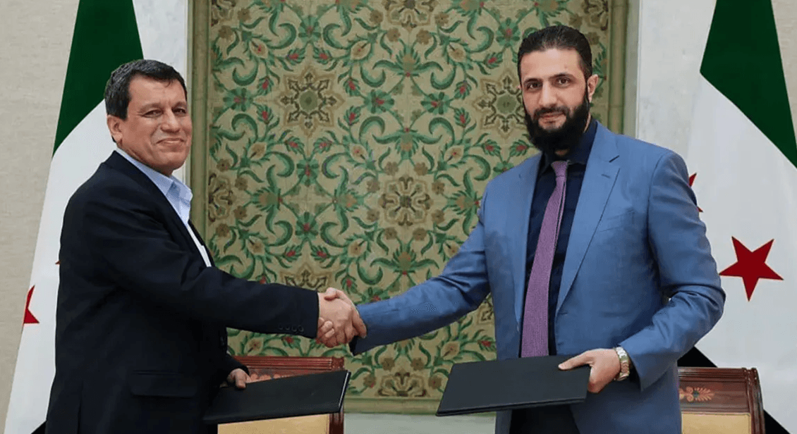 قوات سوريا الديمقراطية ودمشق تتوصلان إلى اتفاق شامل لوقف القتال ودمج المؤسسات