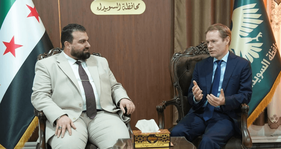 زيارة فرنسية إلى السويداء تؤكد دعم وحدة سوريا 