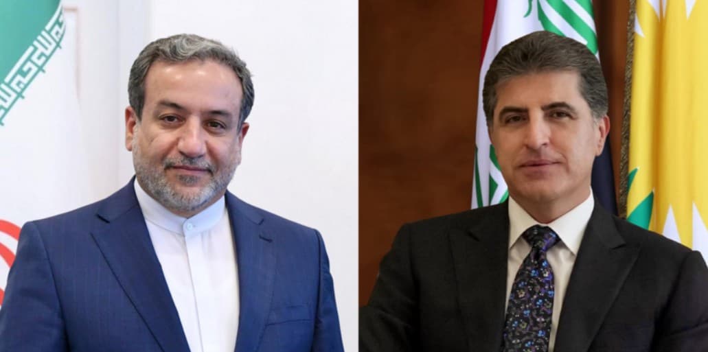 نيجيرفان بارزاني يبحث وعراقجي التطورات والمواجهات بين إيران وإسرائيل