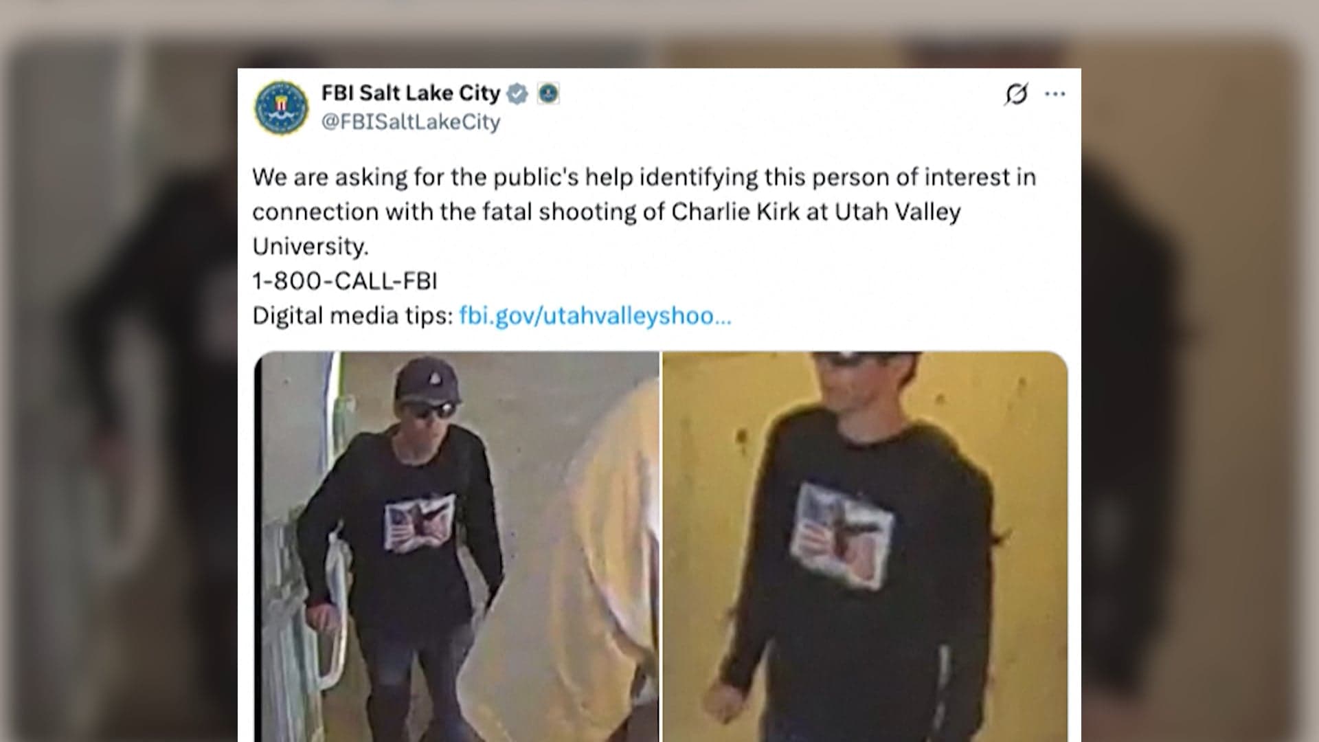 والد يسلم ابنه إلى الـFBI في قضية مقتل تشارلي كيرك