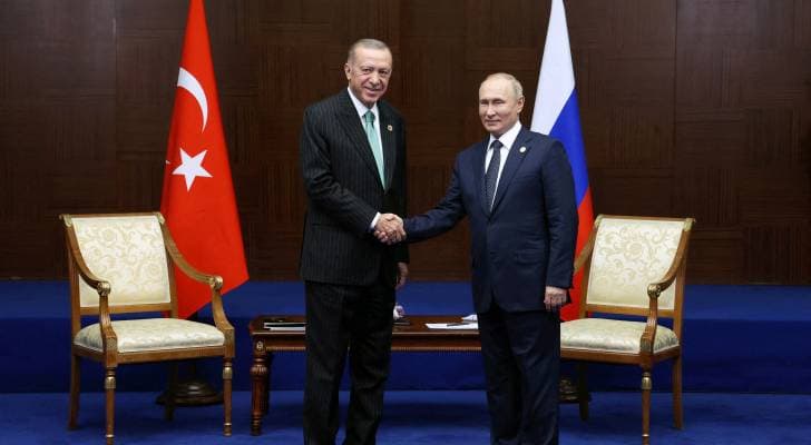 إردوغان لبوتين: نؤيد عملية سلام في أوكرانيا تجمع كل الأطراف