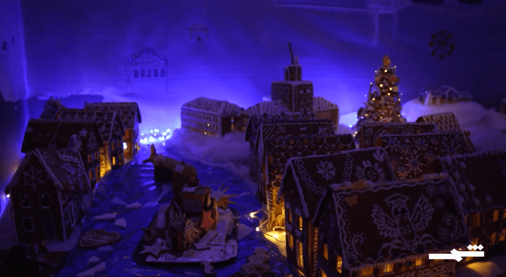 مدينة من كعك الزنجبيل تجسد أزمات العالم في جامعة نرويجية