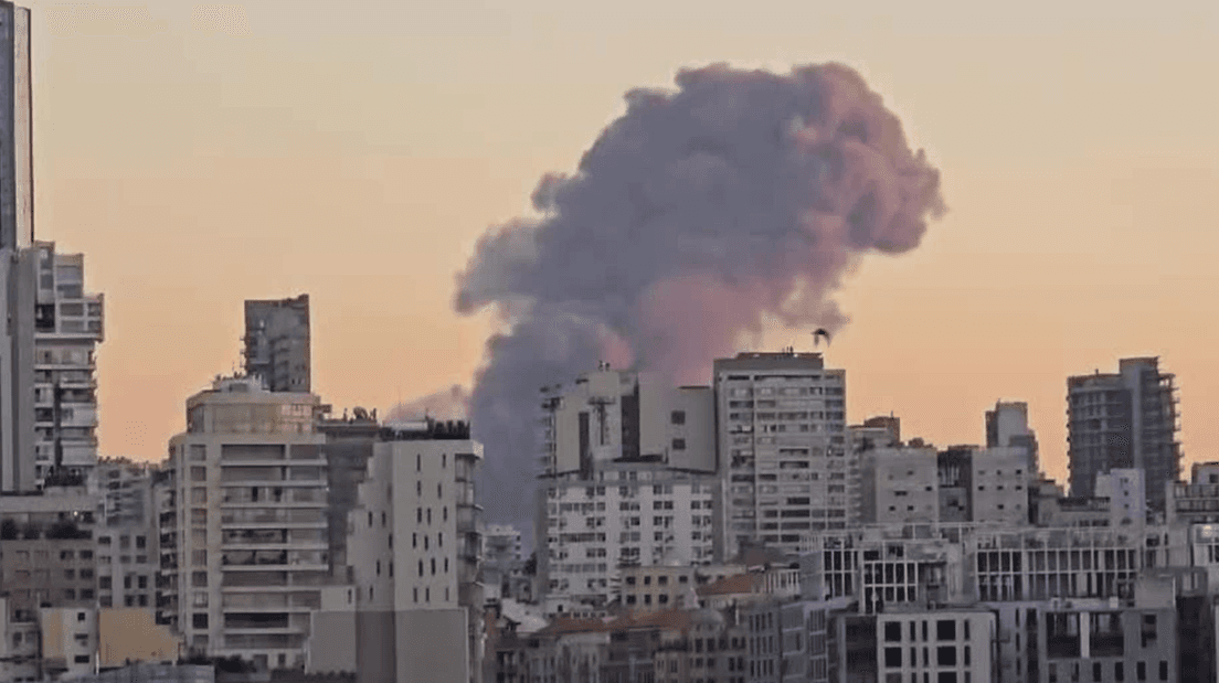 غارة إسرائيلية على الضاحية الجنوبية لبيروت 