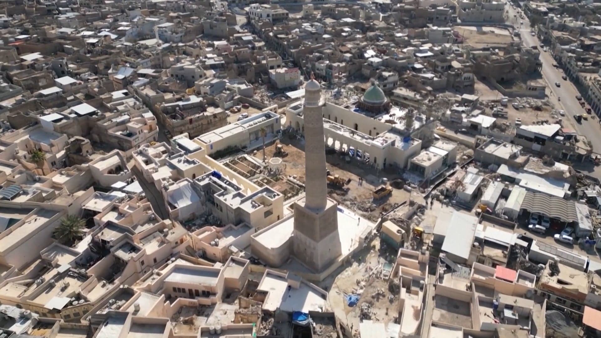الجامع النوري في الموصل يعود رمزا للذاكرة الحية