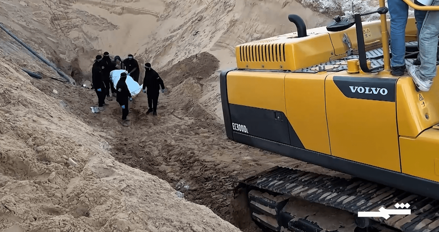 القسام تنتشل جثمان اسير اسرائيلي في غزة