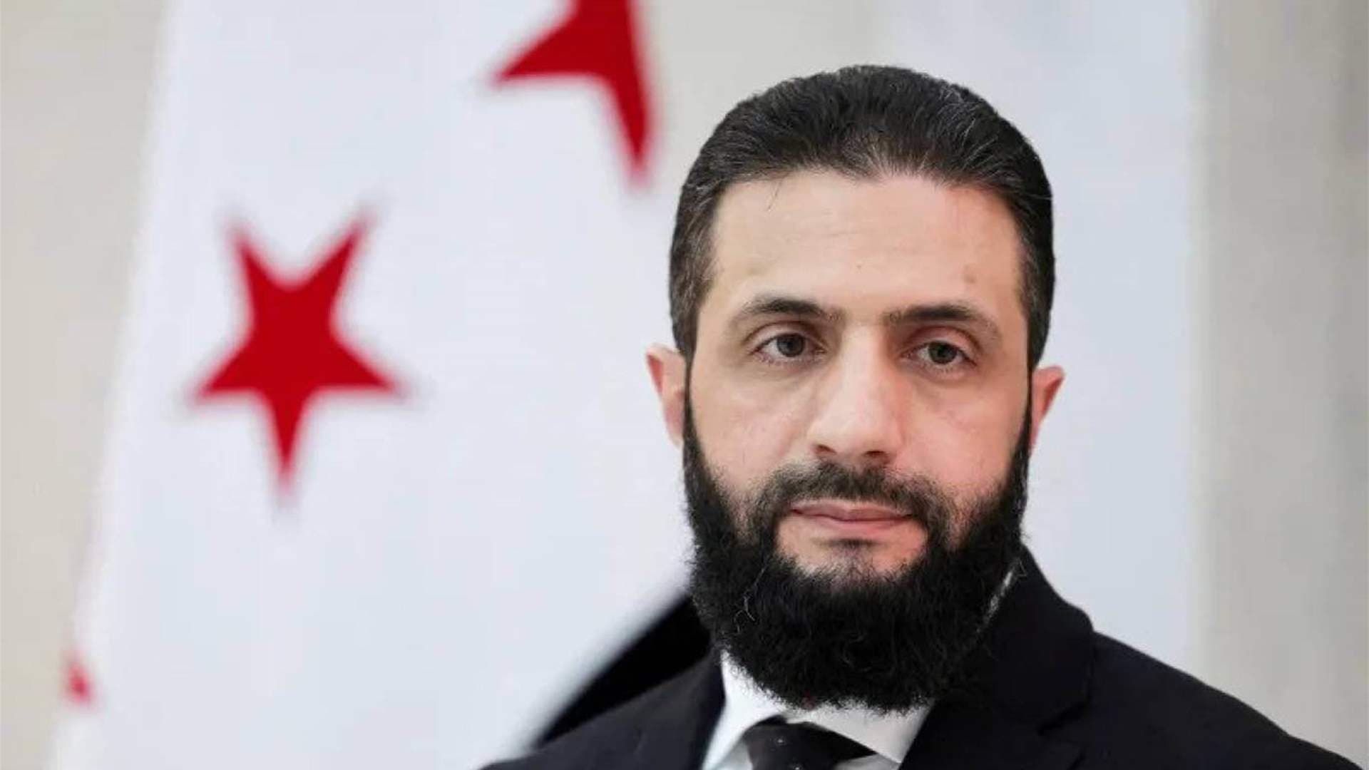 الشرع: نرفض أي تقسيم لسوريا والتوحيد لايكون بالقوة العسكرية